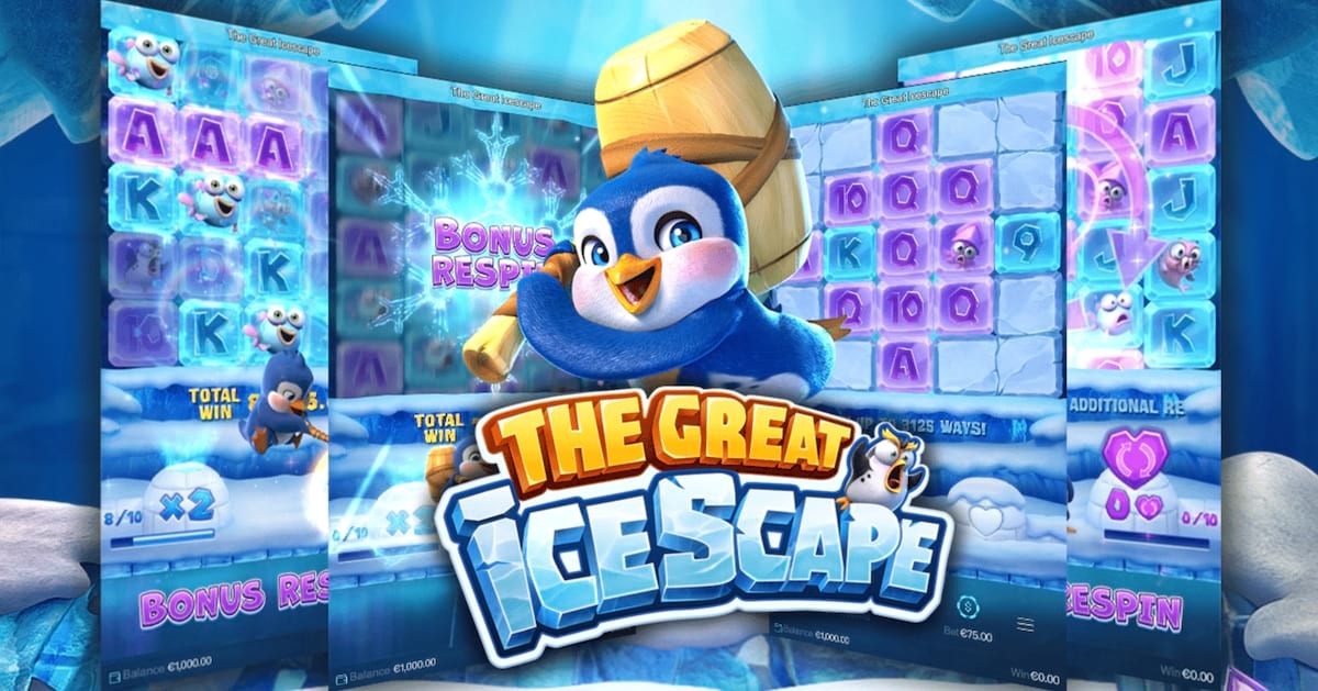 The Great Icescape, slots online, PG Slots, giros grátis, prêmios grandes