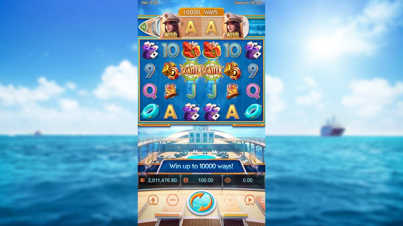 Cruise Royale, PG SLOTS, gerenciamento de banca, giros grátis, eventos especiais