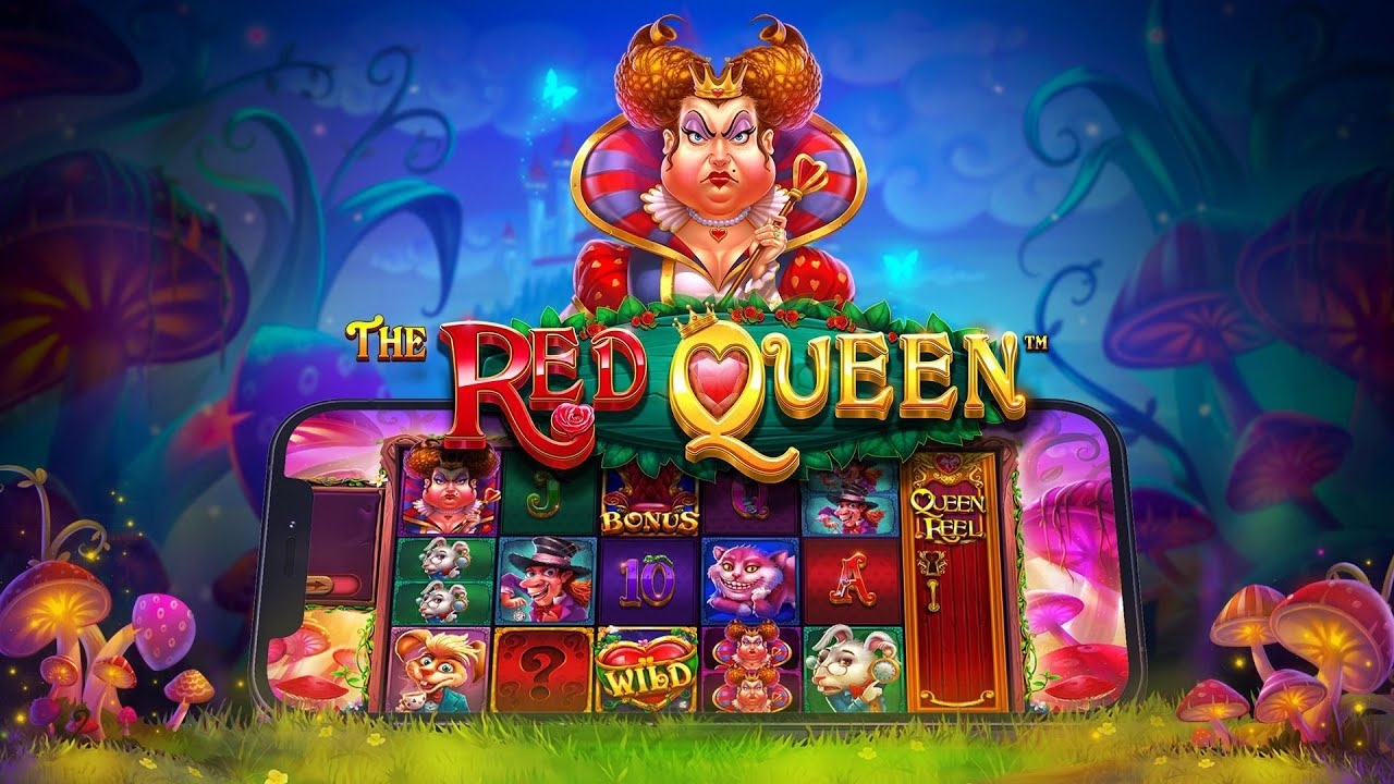 Slot PRAGMATIC, Red Queen, rodadas grátis, tema mágico, ganhos.